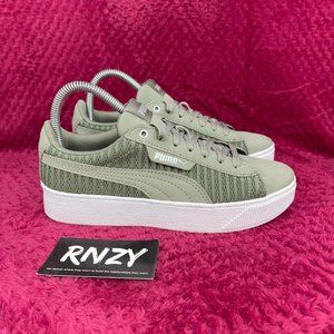 puma vikky platform kaki